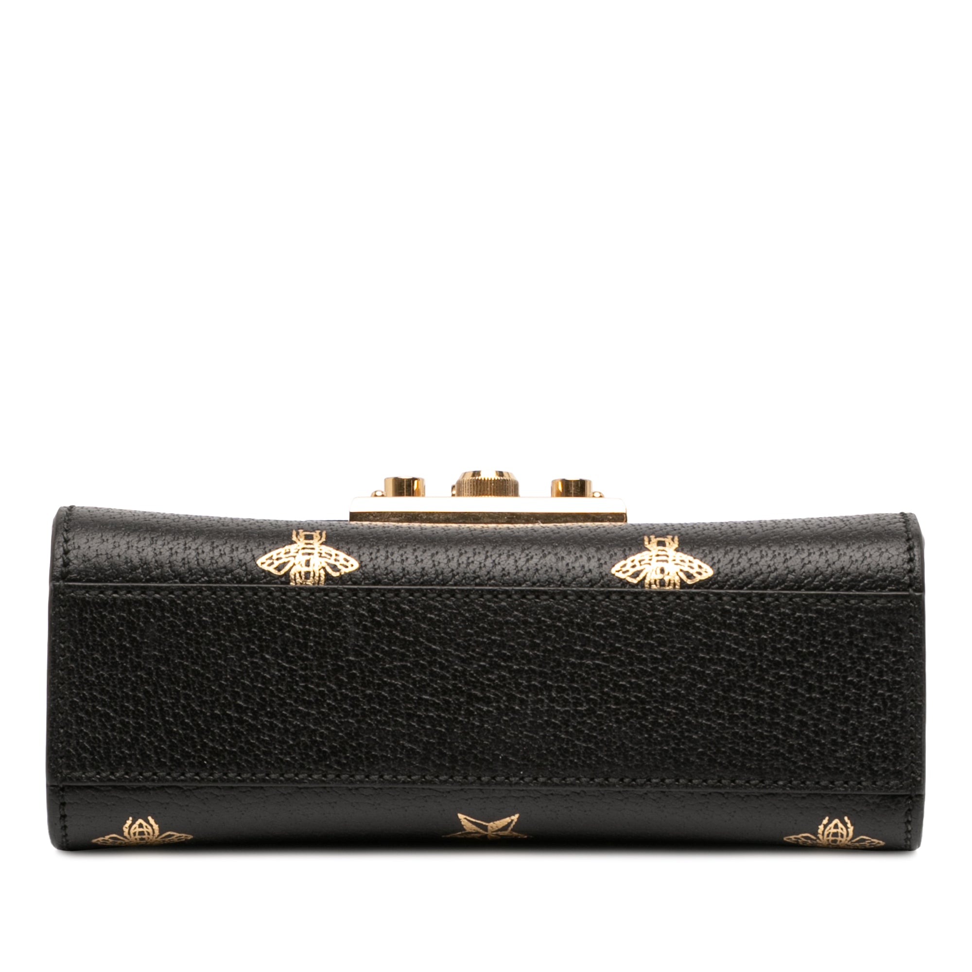 Small Calfskin Bee Star Padlock Crossbody - Image 3