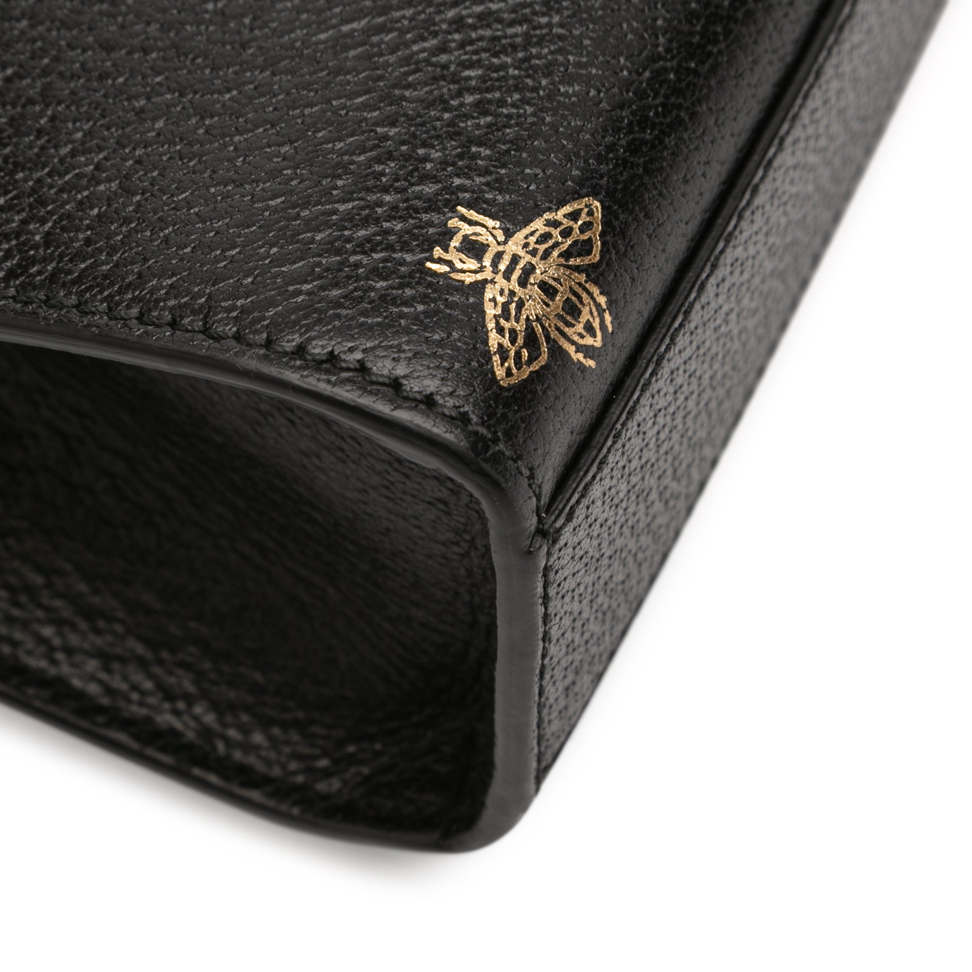 Small Calfskin Bee Star Padlock Crossbody - Image 9