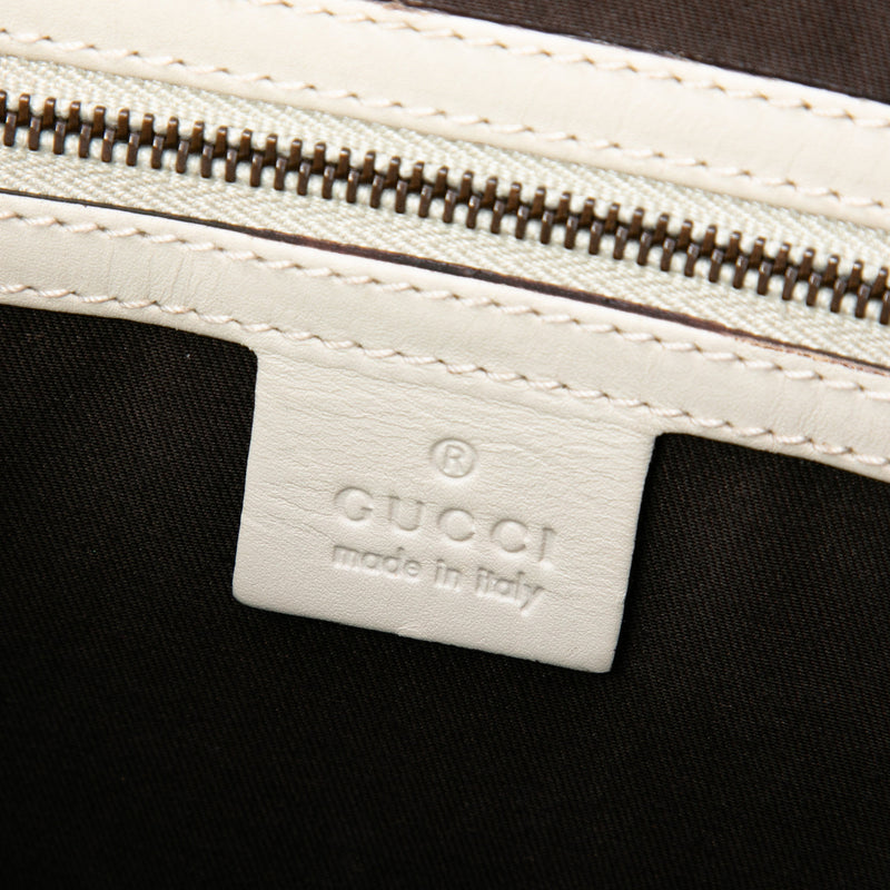 Calfskin and GG Canvas Nailhead Tote - Image 5