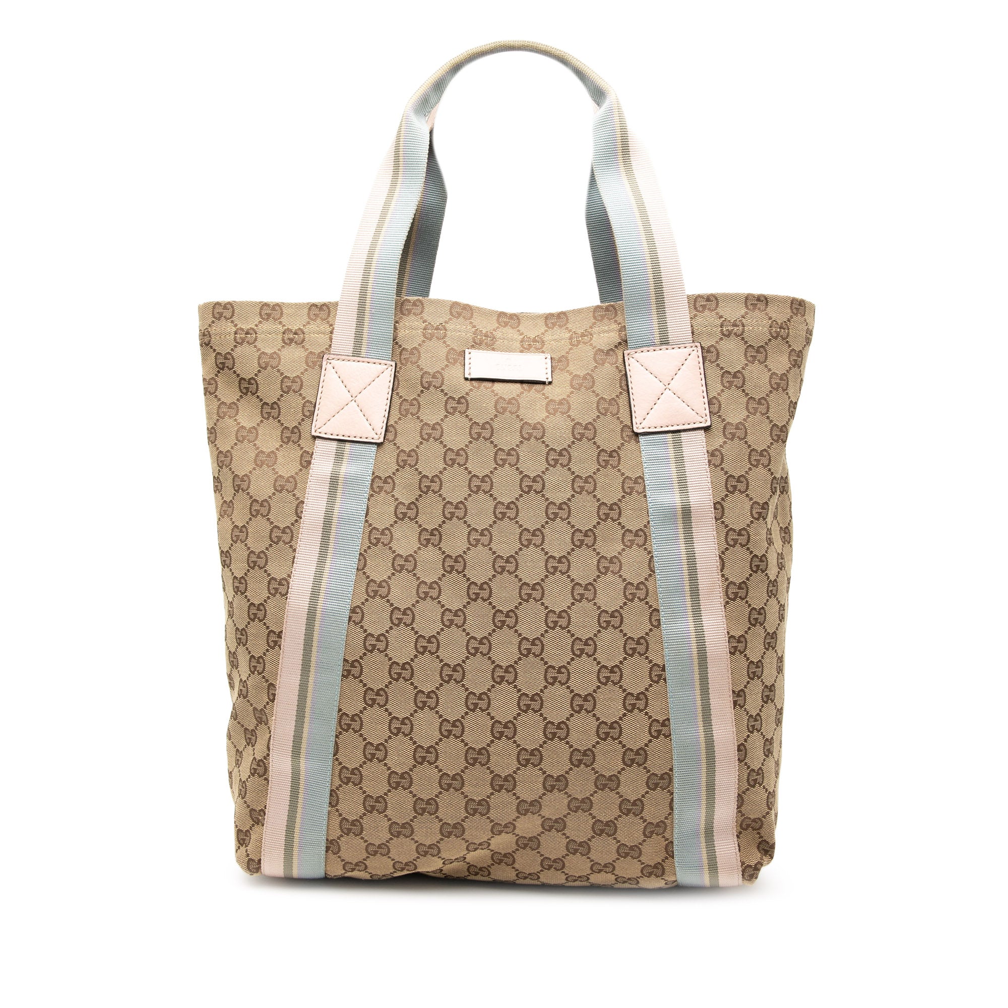 GG Canvas Web Tote - Image 1