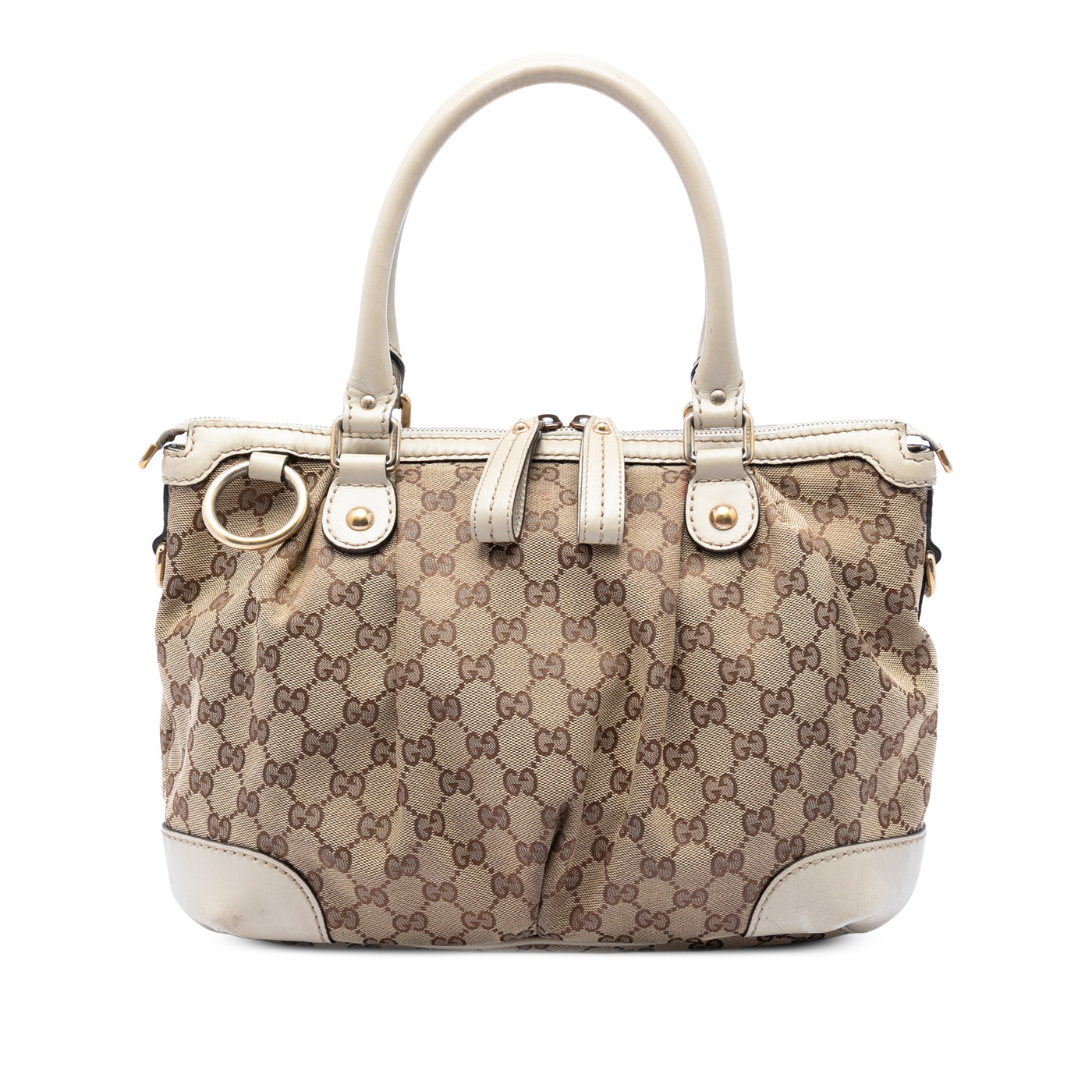 GG Canvas Sukey Satchel - Image 1