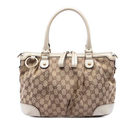 GG Canvas Sukey Satchel - Image 1