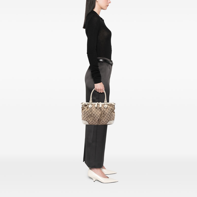 GG Canvas Sukey Satchel - Image 5