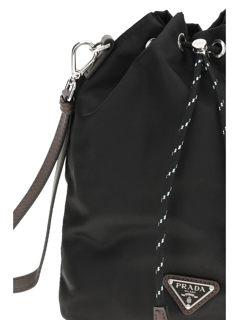 Prada Speedrock Bucket Bag — Black Recycled Polyamide