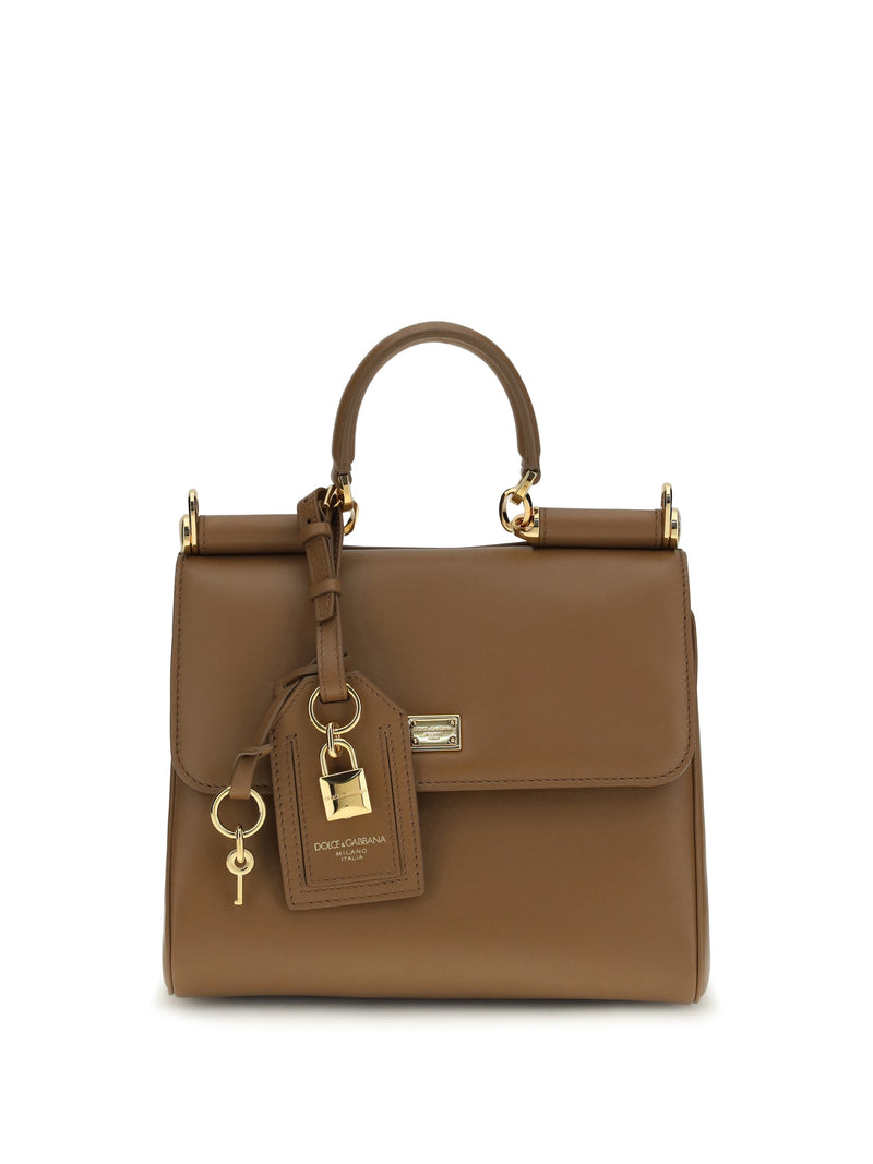 Dolce & Gabbana Shoulder Bag — Brown Calf Leather