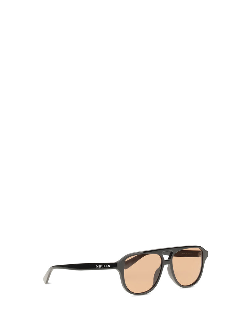Alexander Mcqueen A000r1j0749 Sunglasses — Black Acetate
