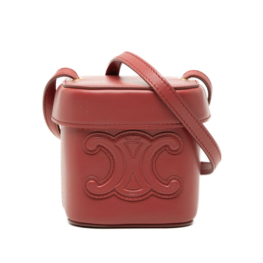 Small Calfskin Cuir Triomphe Box Bag - Image 1
