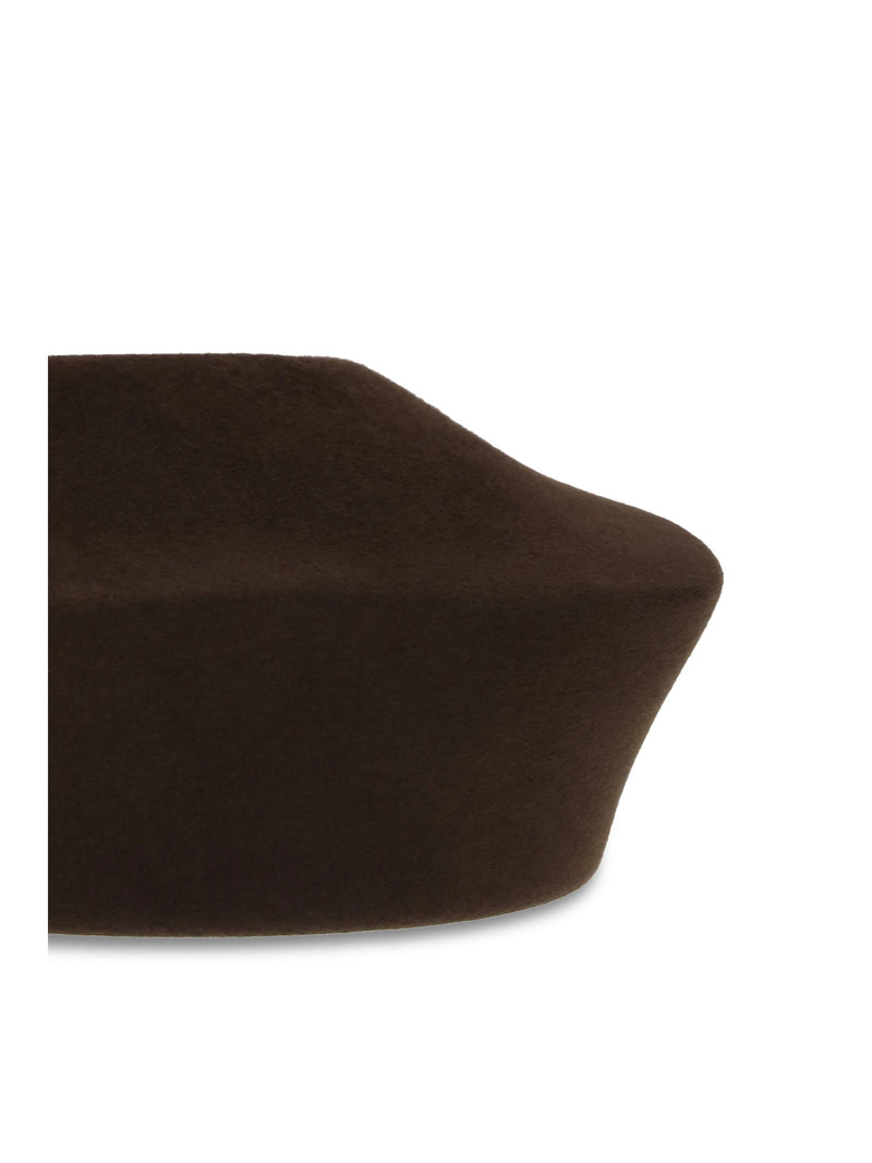 Loro Piana Fxw0083 Beret — Brown Cotton Berets