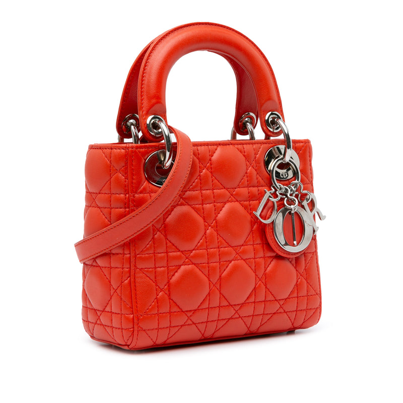 Mini Lambskin Cannage Lady Dior - Image 2