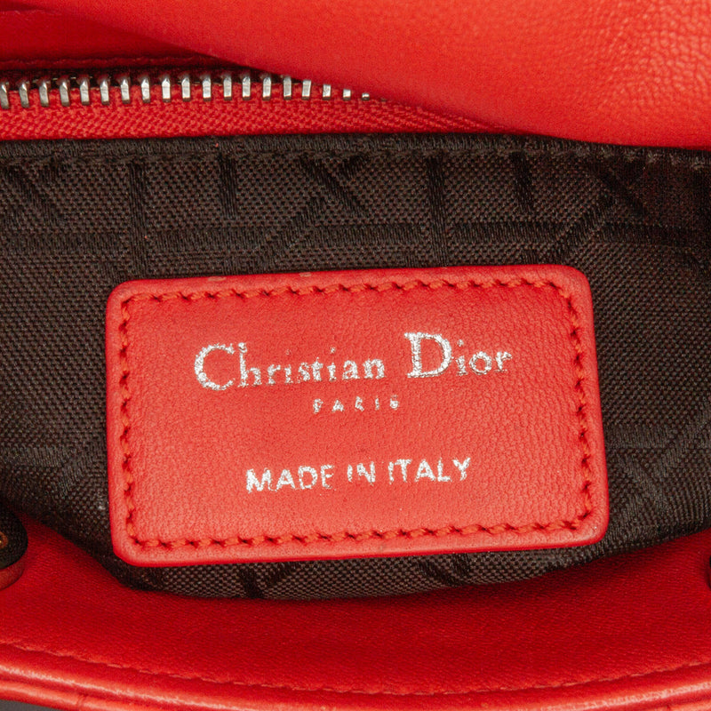 Mini Lambskin Cannage Lady Dior - Image 6