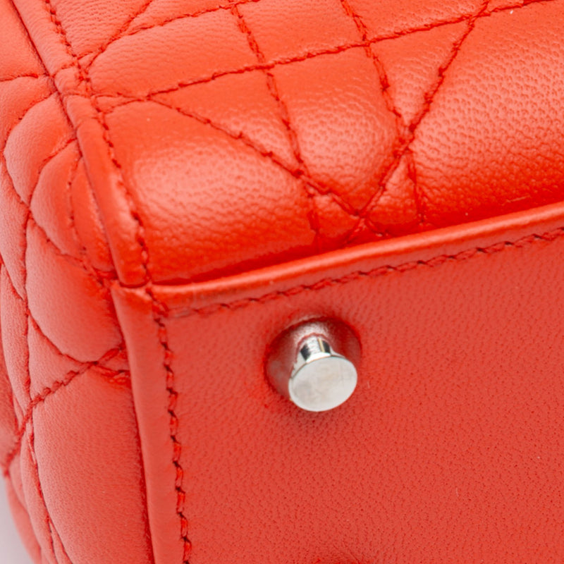 Mini Lambskin Cannage Lady Dior - Image 9