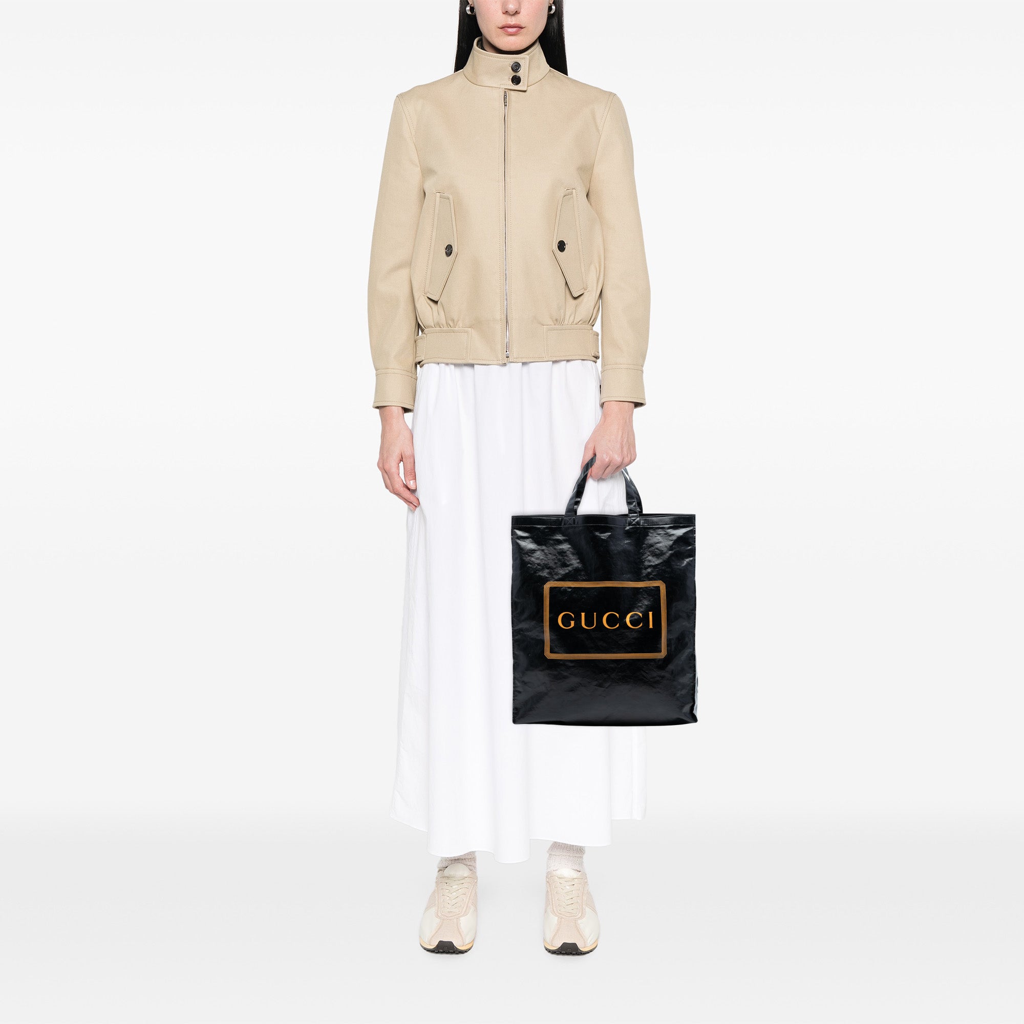 PVC Coated Canvas Logo Montecarlo Tote - Image 7
