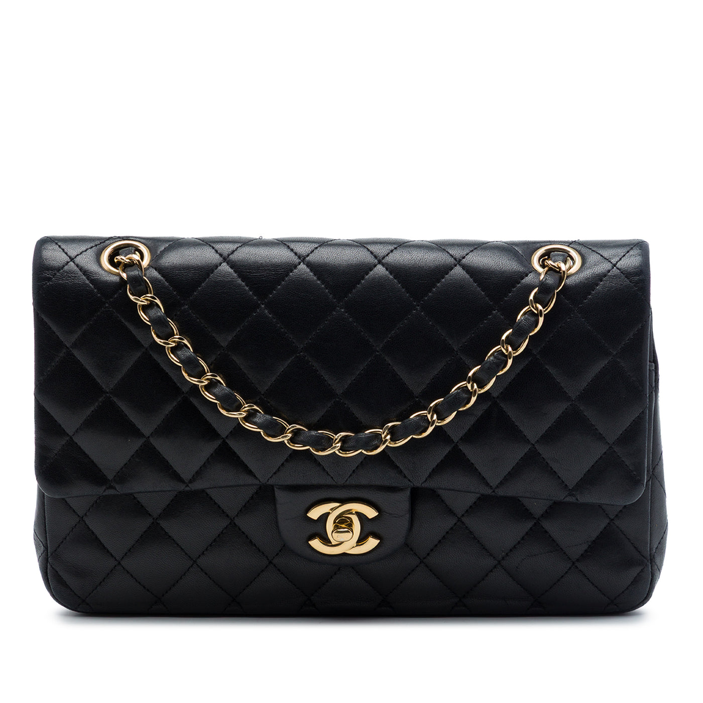 Medium Classic Lambskin Double Flap - Image 1