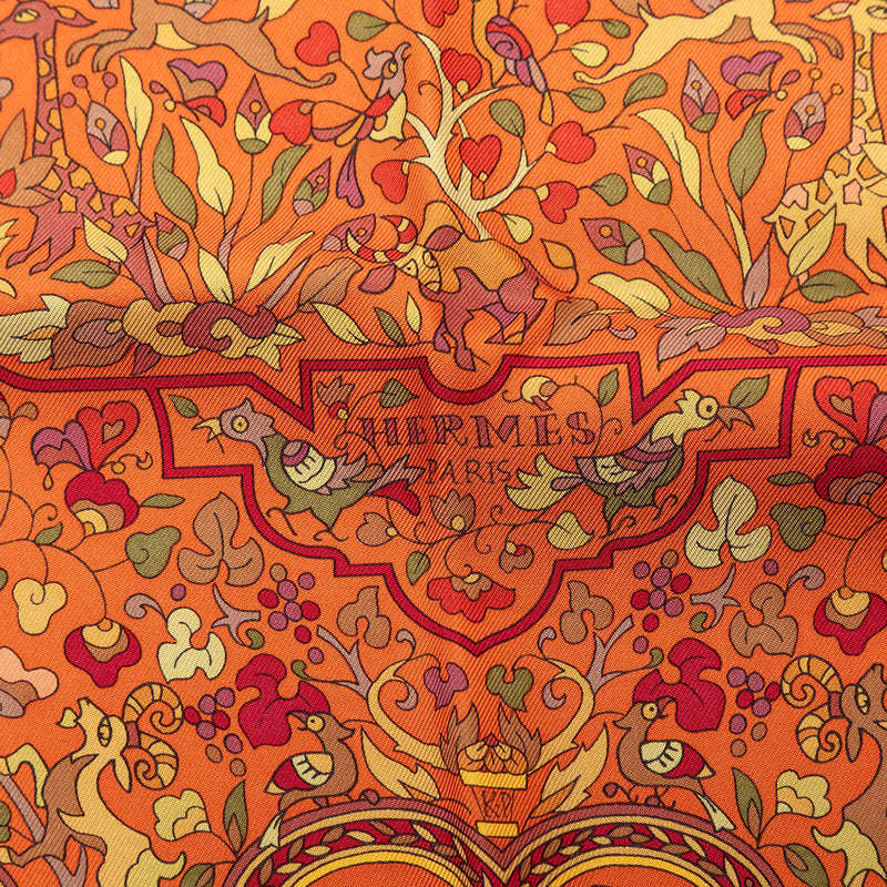 Les Jardins d Armenie Silk Scarf 90 - Image 2