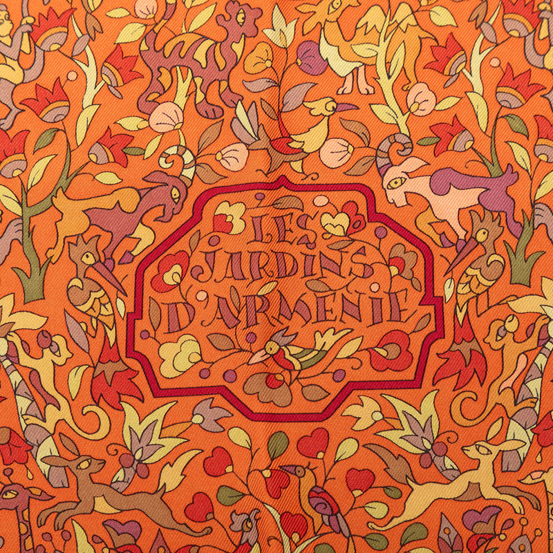 Les Jardins d Armenie Silk Scarf 90 - Image 3