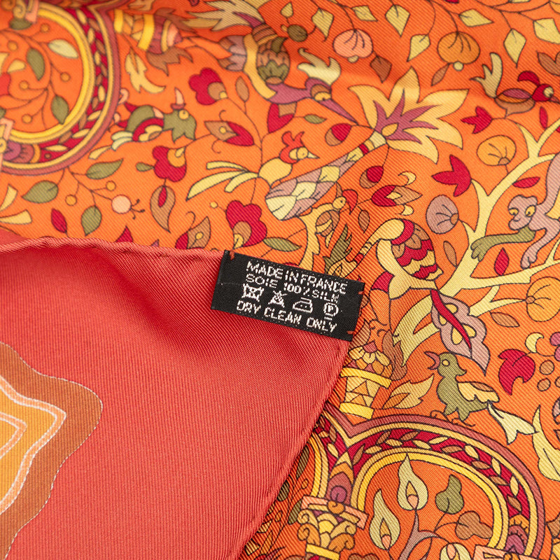 Les Jardins d Armenie Silk Scarf 90 - Image 5