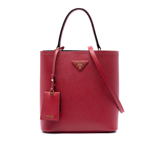 Medium Saffiano Cuir Panier Satchel - Image 1