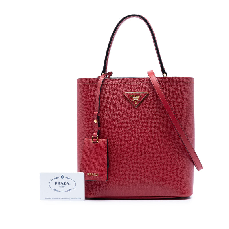 Medium Saffiano Cuir Panier Satchel - Image 7