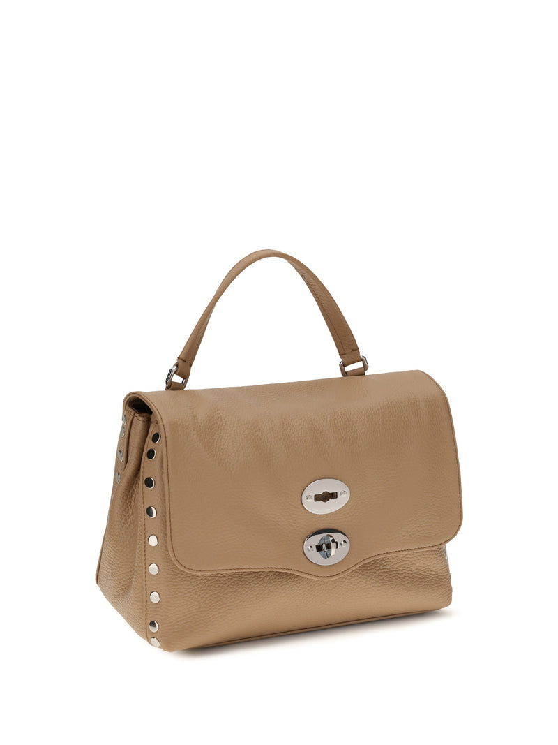 Zanellato Postina Daily Shoulder Bag — Brown Calf Leather
