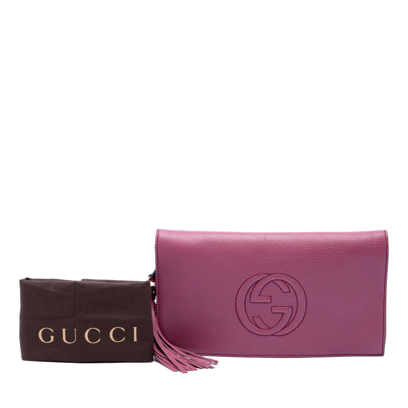 Leather Soho Disco Clutch - Image 7