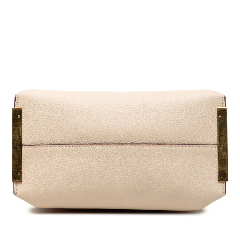 Small Tricolor Leather Clare Crossbody - Image 3