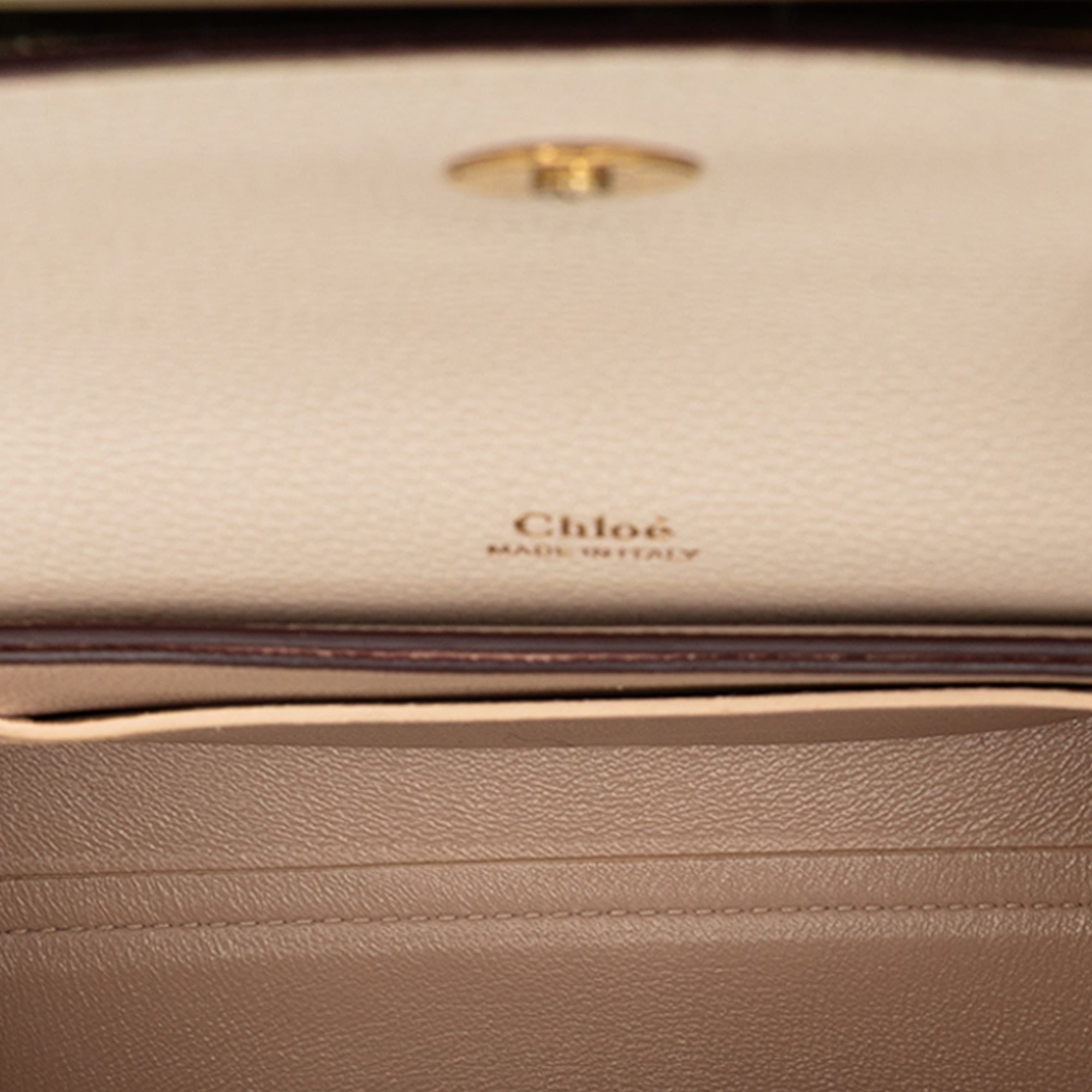 Small Tricolor Leather Clare Crossbody - Image 4