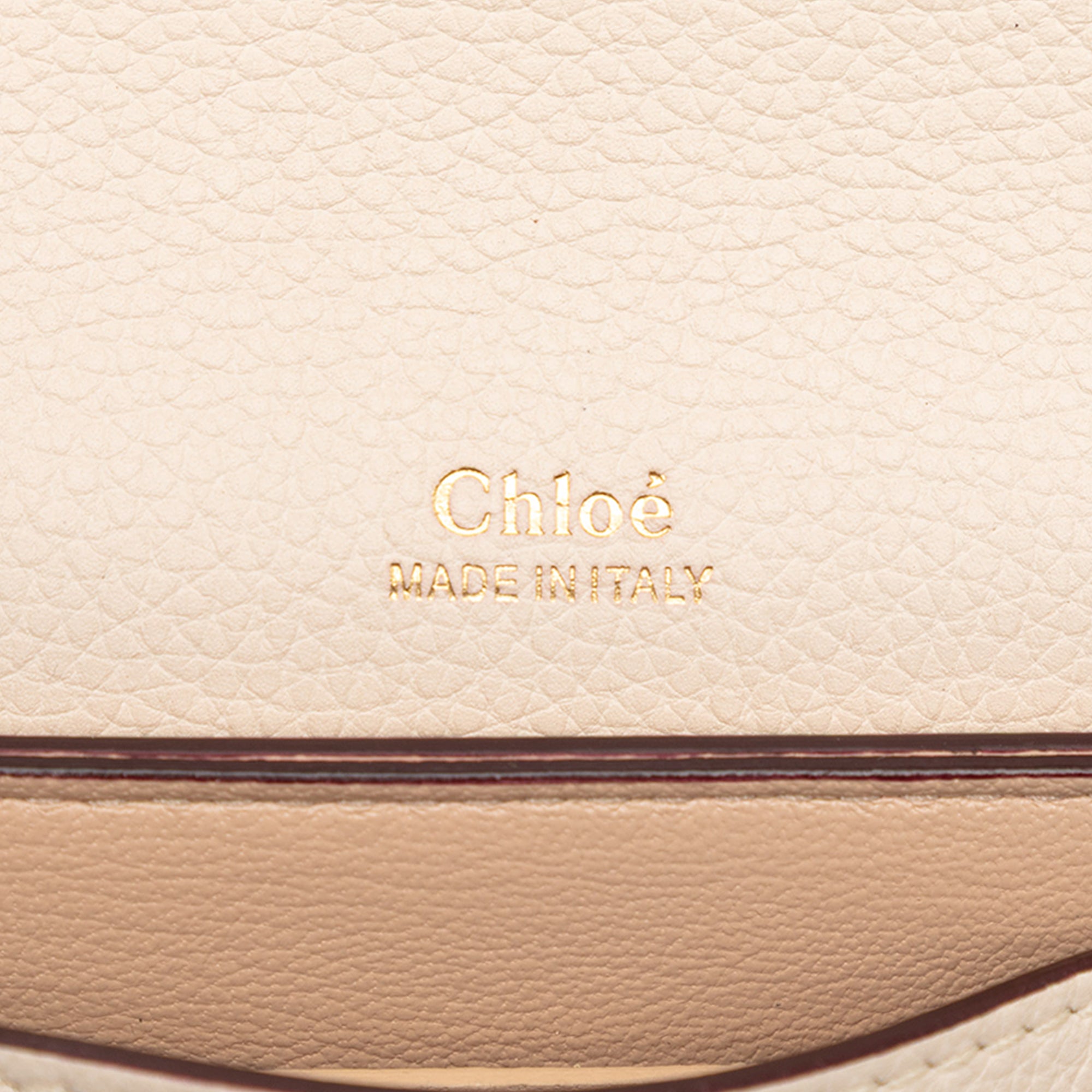 Small Tricolor Leather Clare Crossbody - Image 5