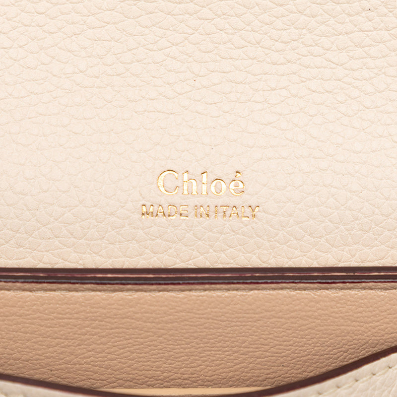 Small Tricolor Leather Clare Crossbody - Image 5