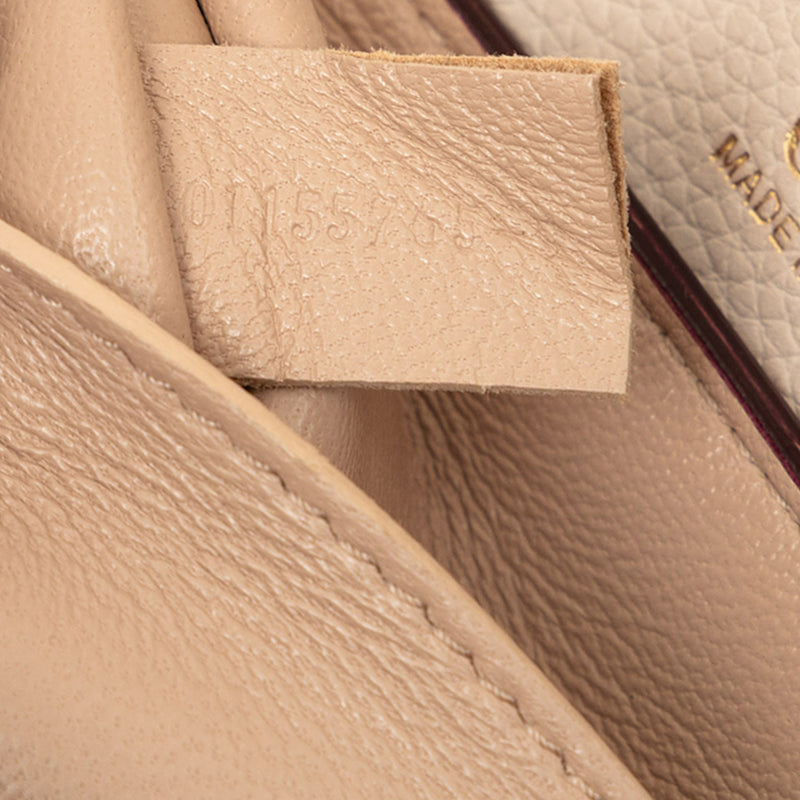 Small Tricolor Leather Clare Crossbody - Image 6