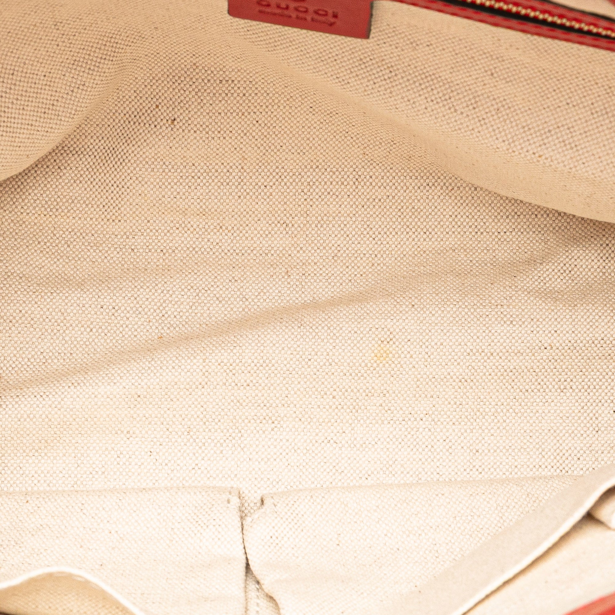 Small Diamante Leather Craft Tote - Image 4