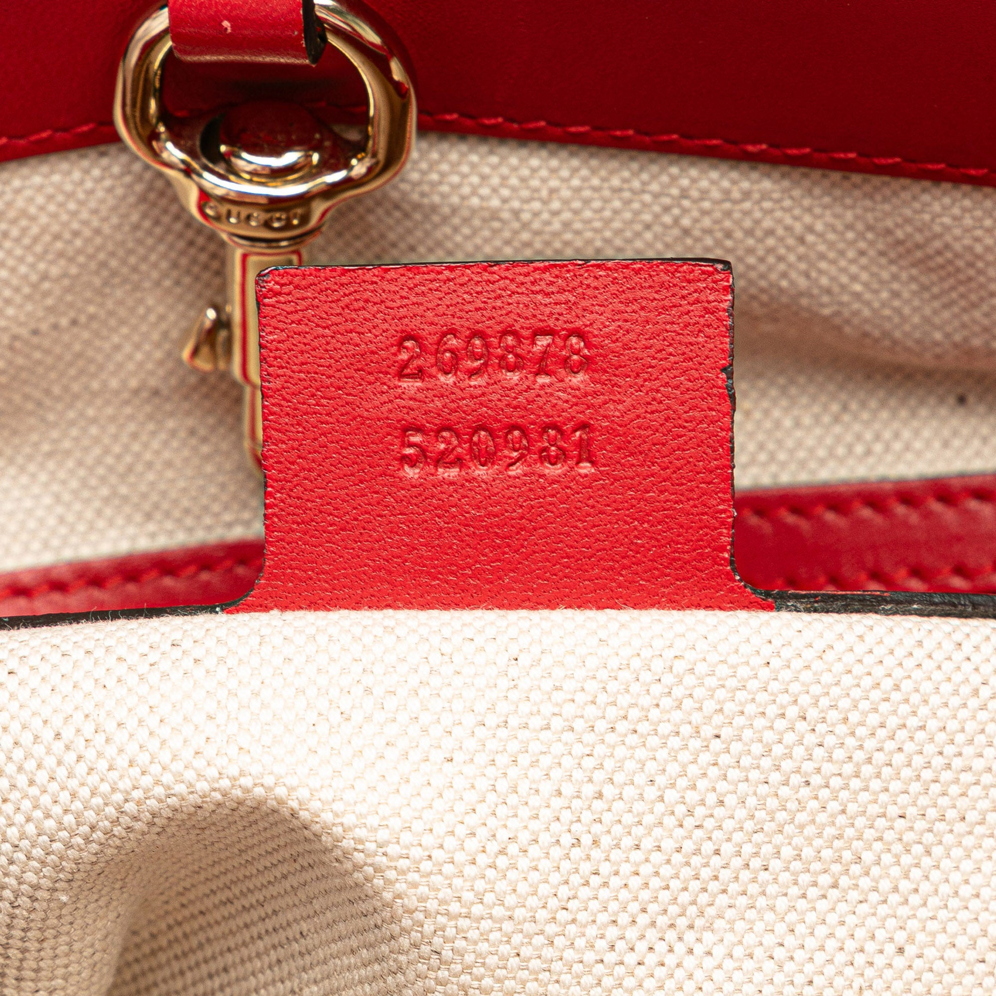 Small Diamante Leather Craft Tote - Image 6