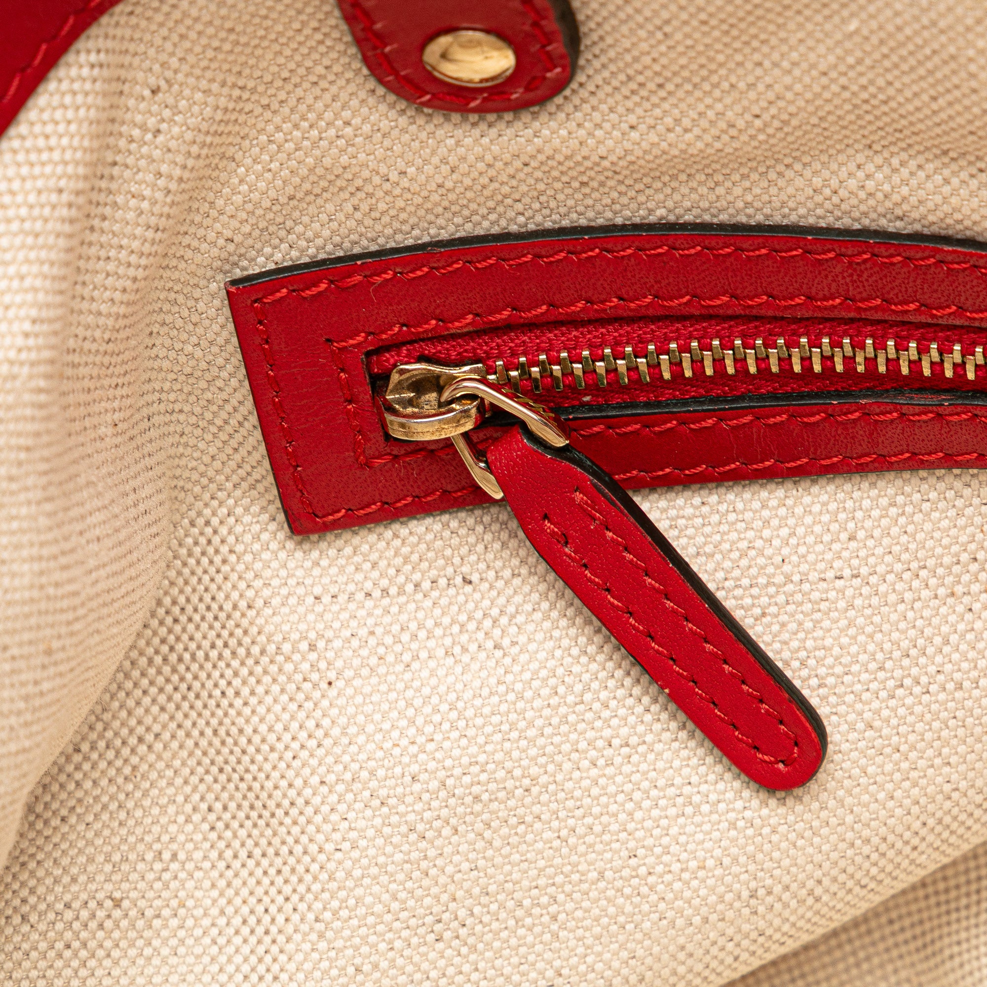 Small Diamante Leather Craft Tote - Image 7