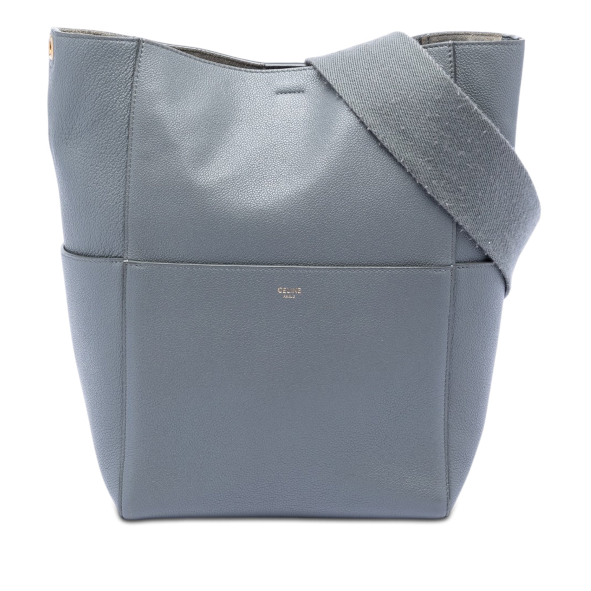 Medium Leather Seau Sangle Bucket Bag - Image 1
