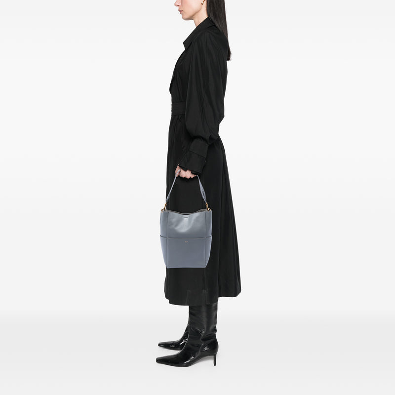 Medium Leather Seau Sangle Bucket Bag - Image 7