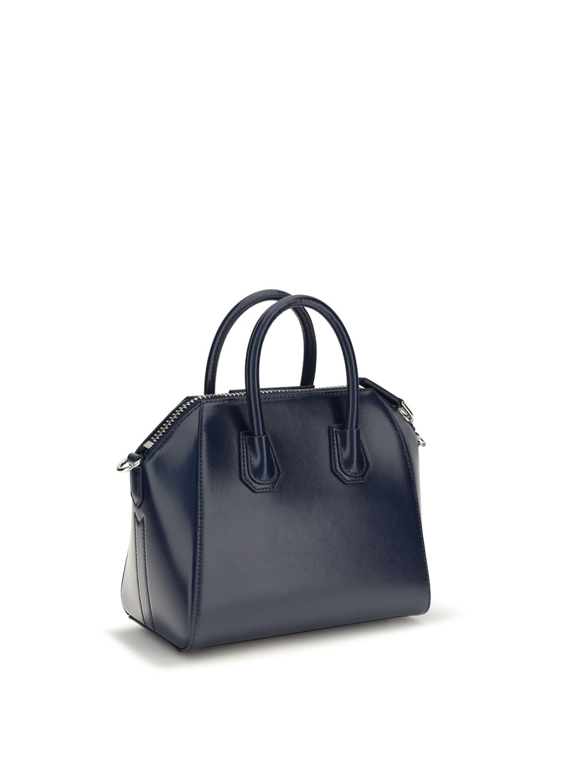 Givenchy Top Handle Bag — Blue Calf Leather Bos Taurus