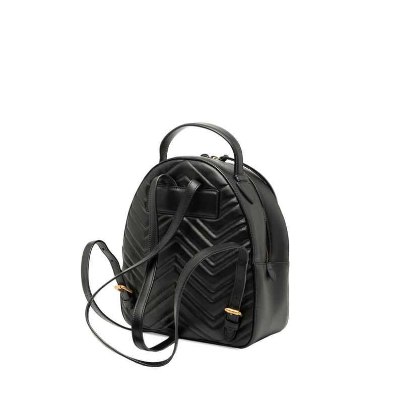 Small GG Marmont Matelasse Leather Animalier Backpack - Image 2
