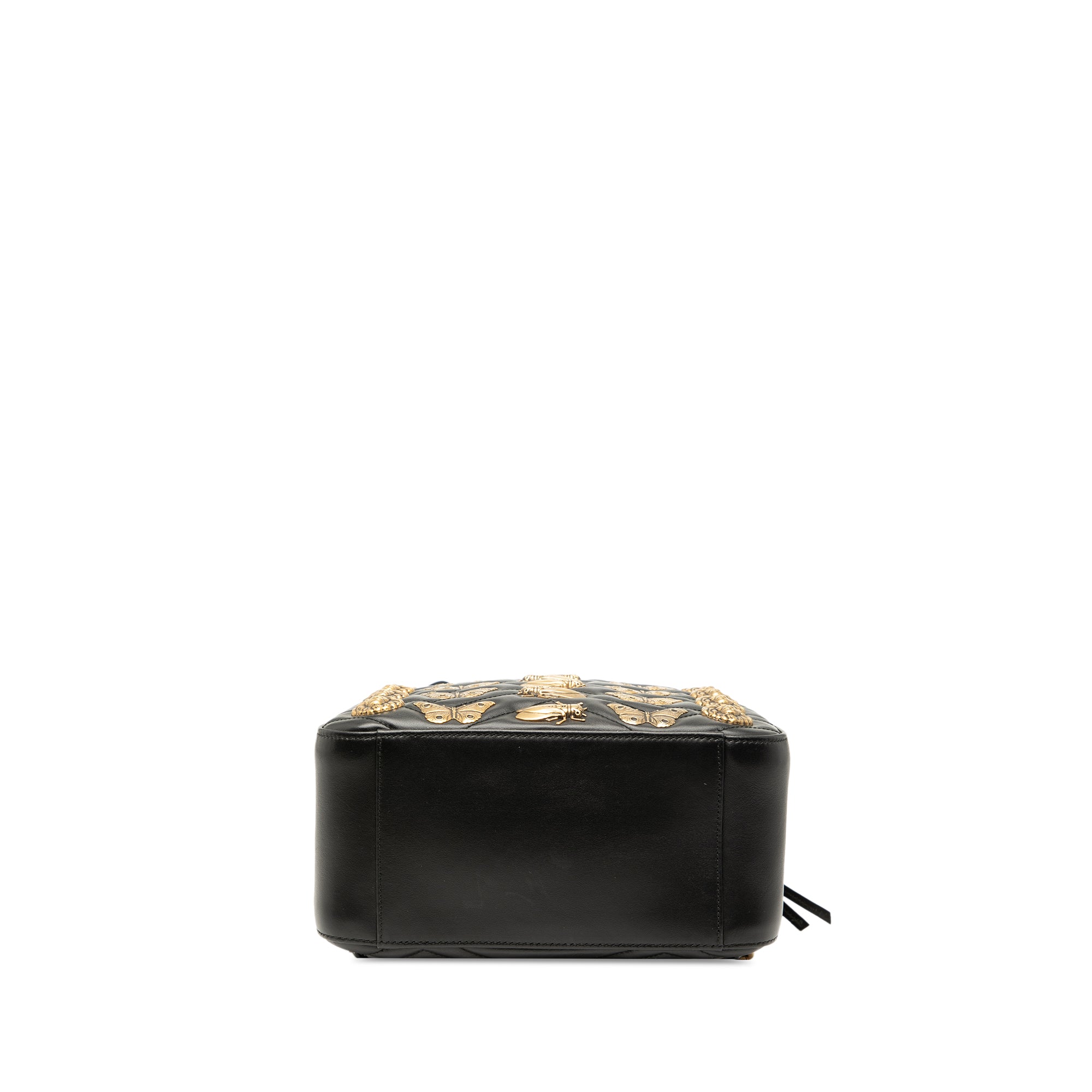 Small GG Marmont Matelasse Leather Animalier Backpack - Image 3