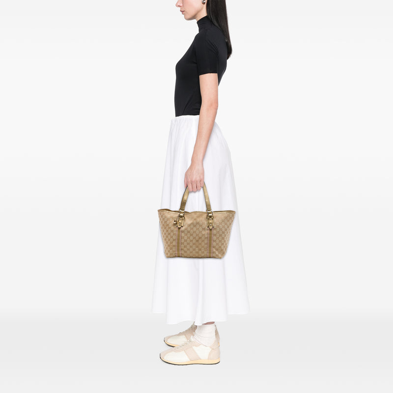 Large GG Canvas Jolicoeur Tote - Image 7