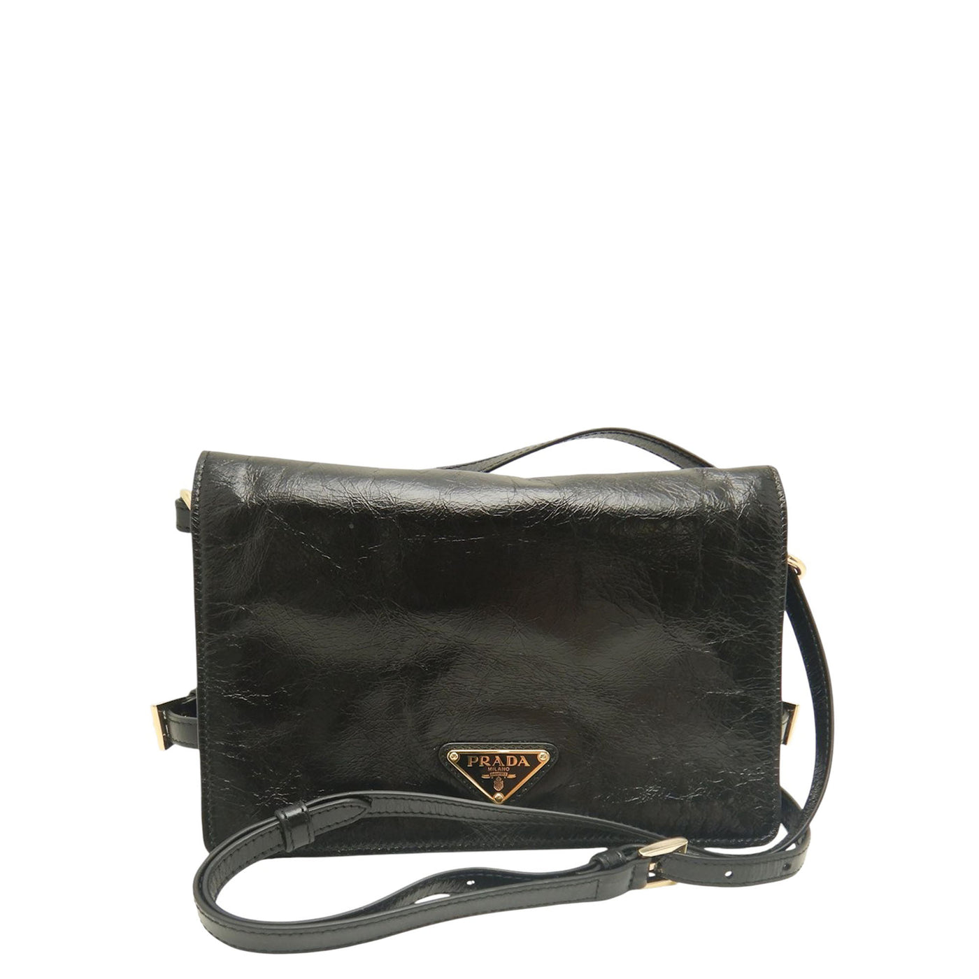 Crinkled Calfskin Crossbody - Image 1