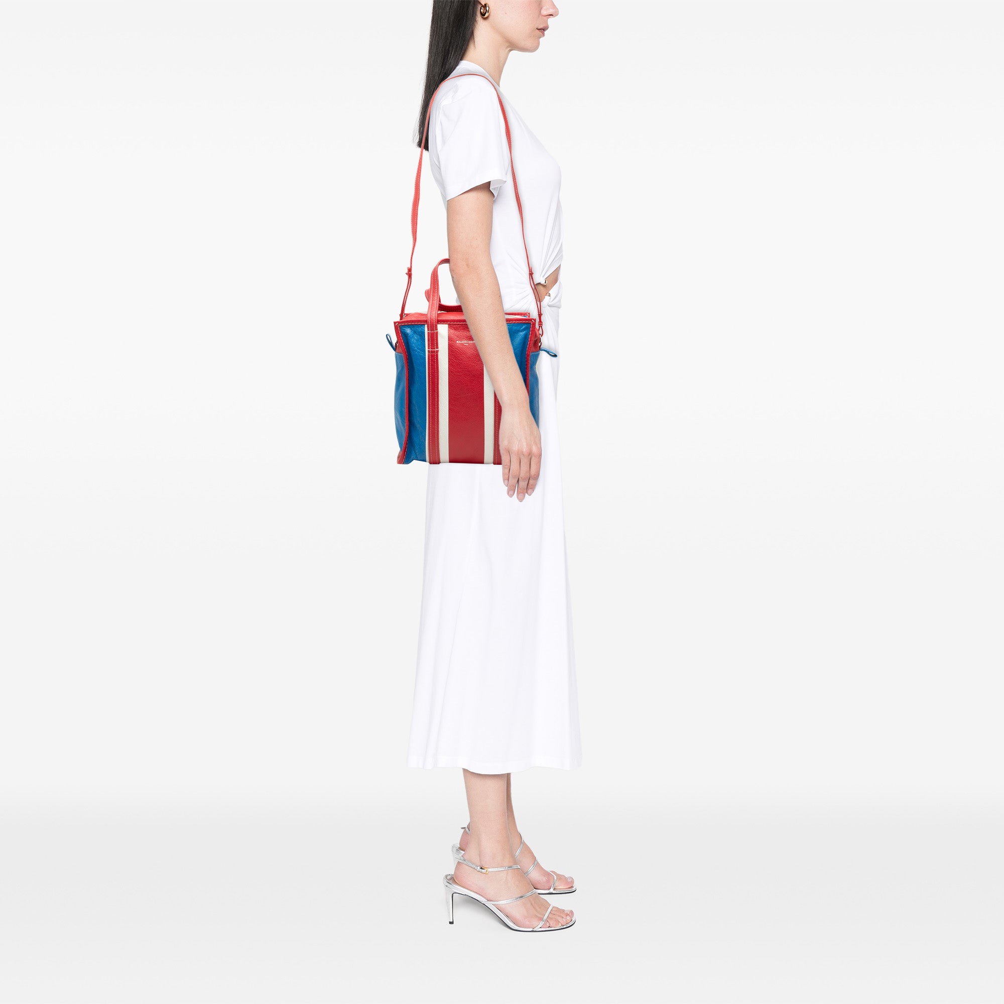 S Lambskin Bazar Shopper Tote - Image 7