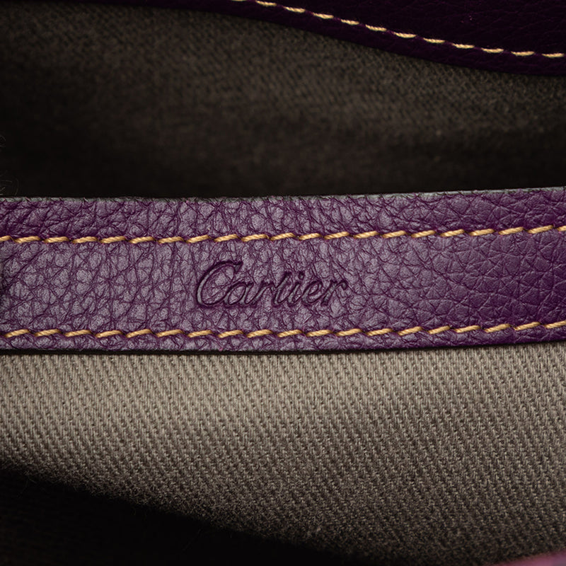 Small Leather C De Cartier Satchel - Image 5