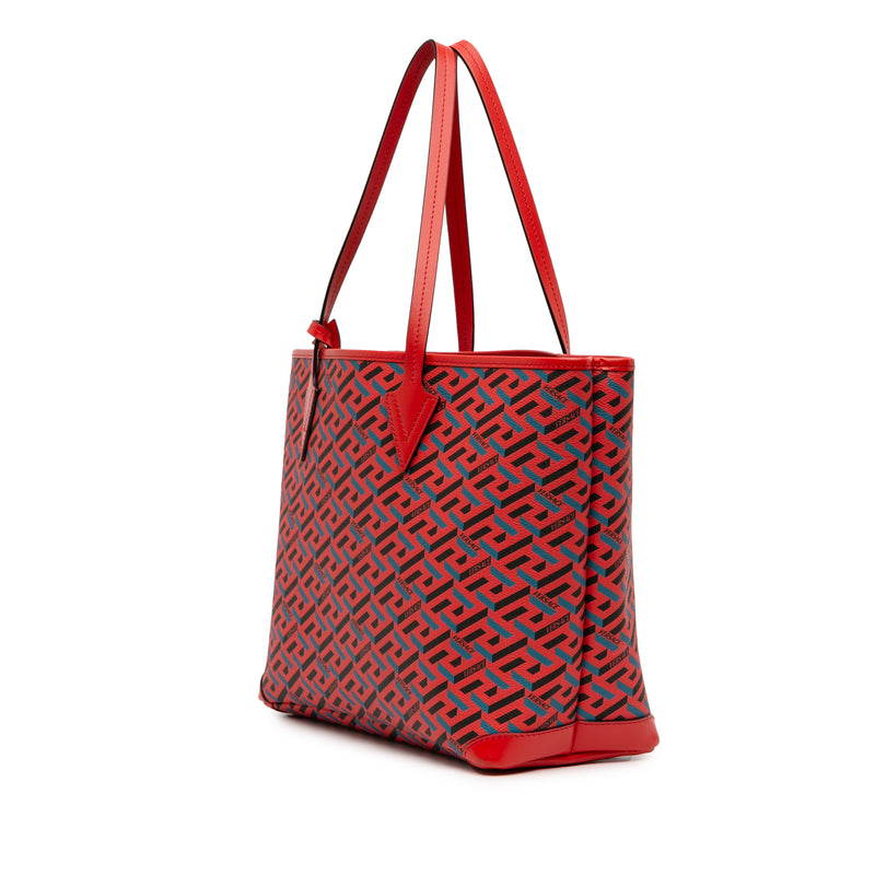 Coated Canvas La Greca Tote - Image 2