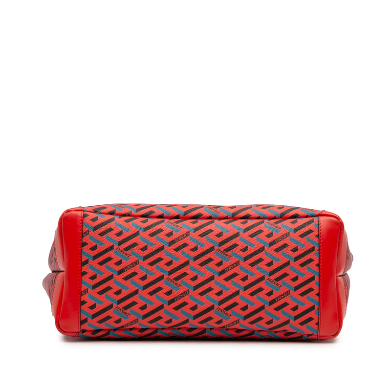 Coated Canvas La Greca Tote - Image 3