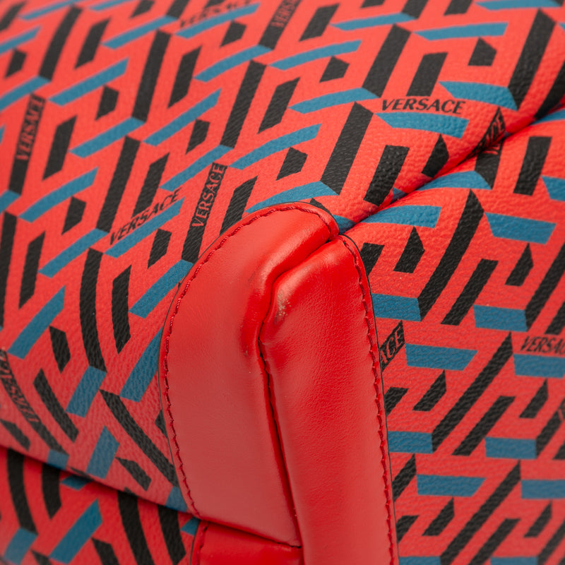 Coated Canvas La Greca Tote - Image 7