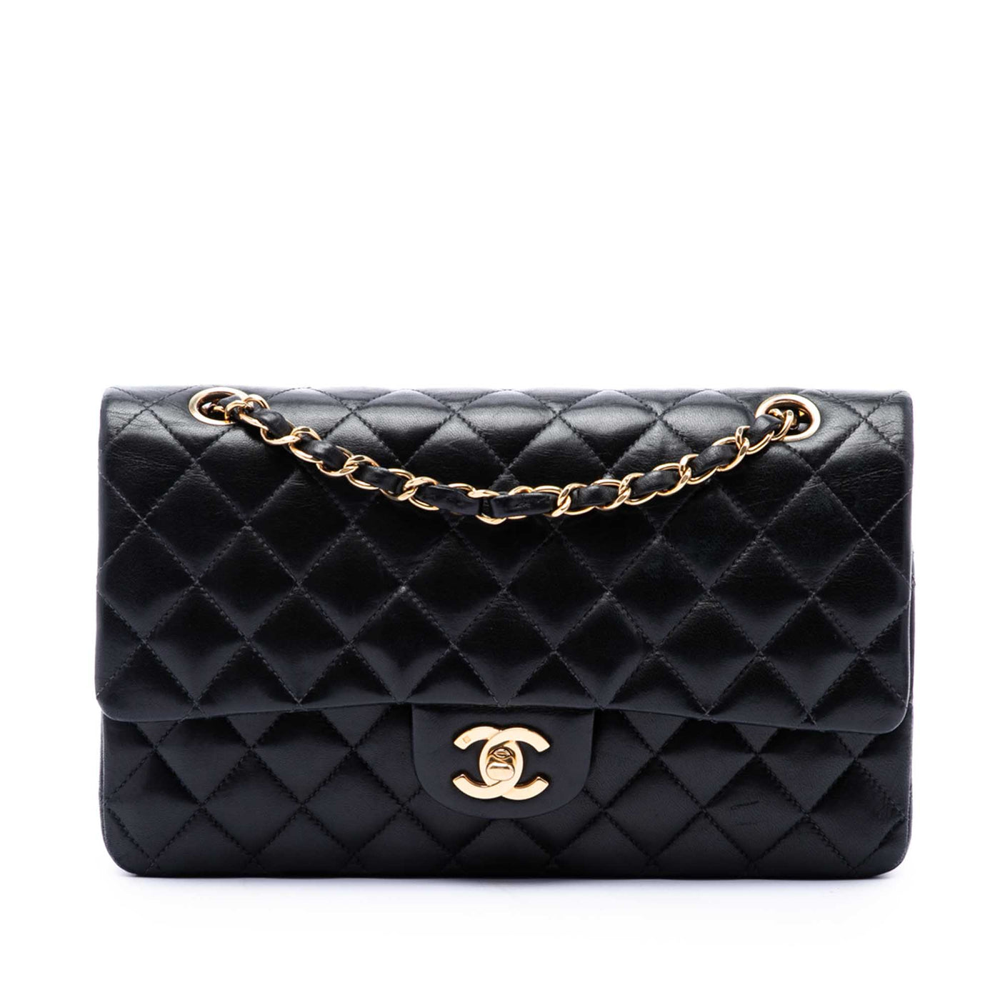 Medium Classic Lambskin Double Flap - Image 1