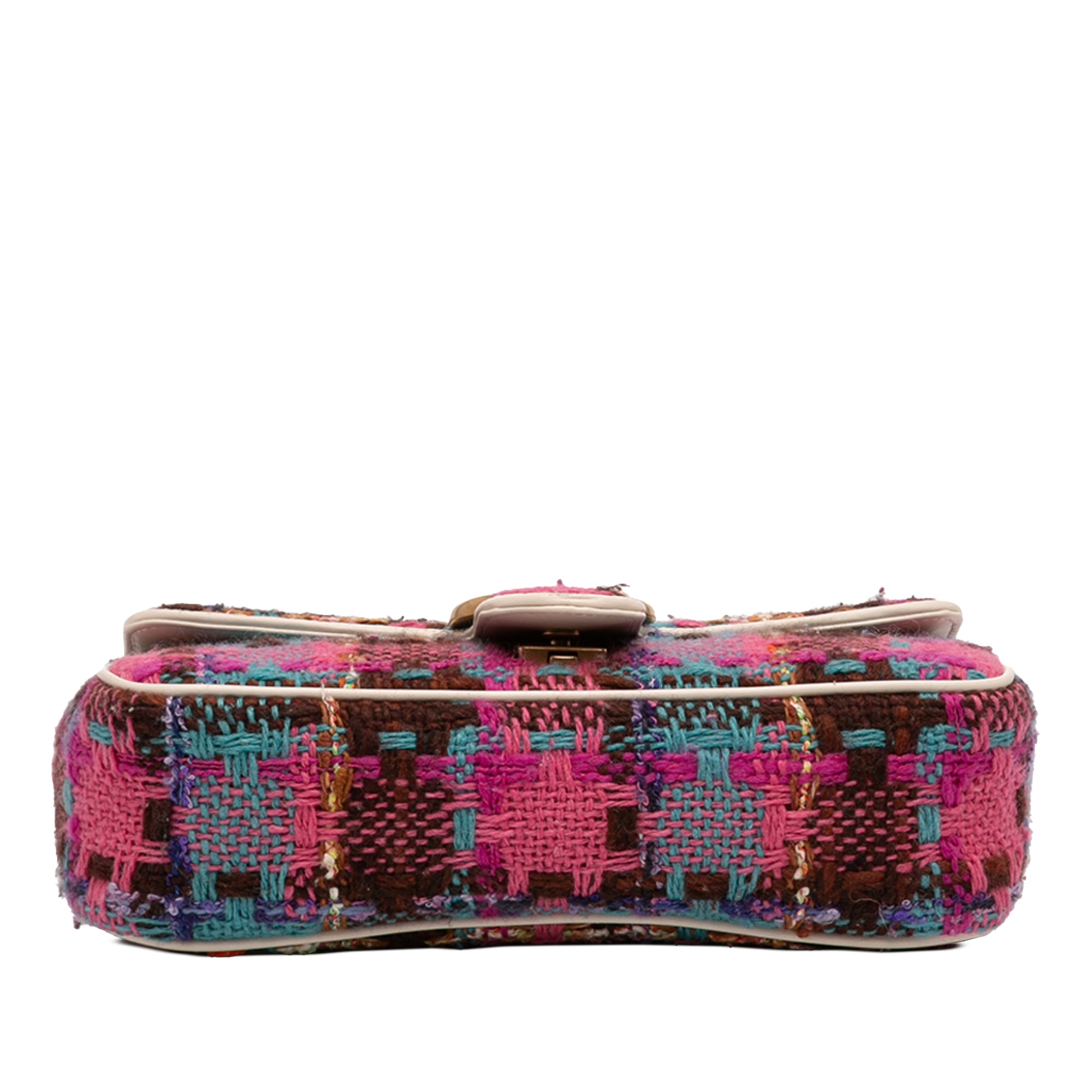 Medium GG Marmont Tweed Shoulder Bag - Image 3