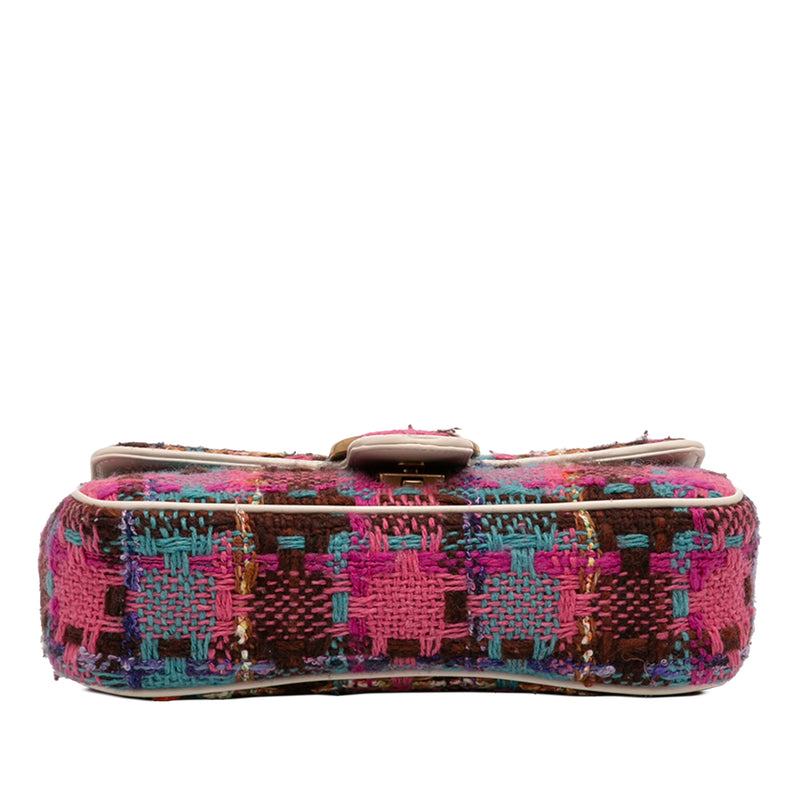 Medium GG Marmont Tweed Shoulder Bag - Image 3