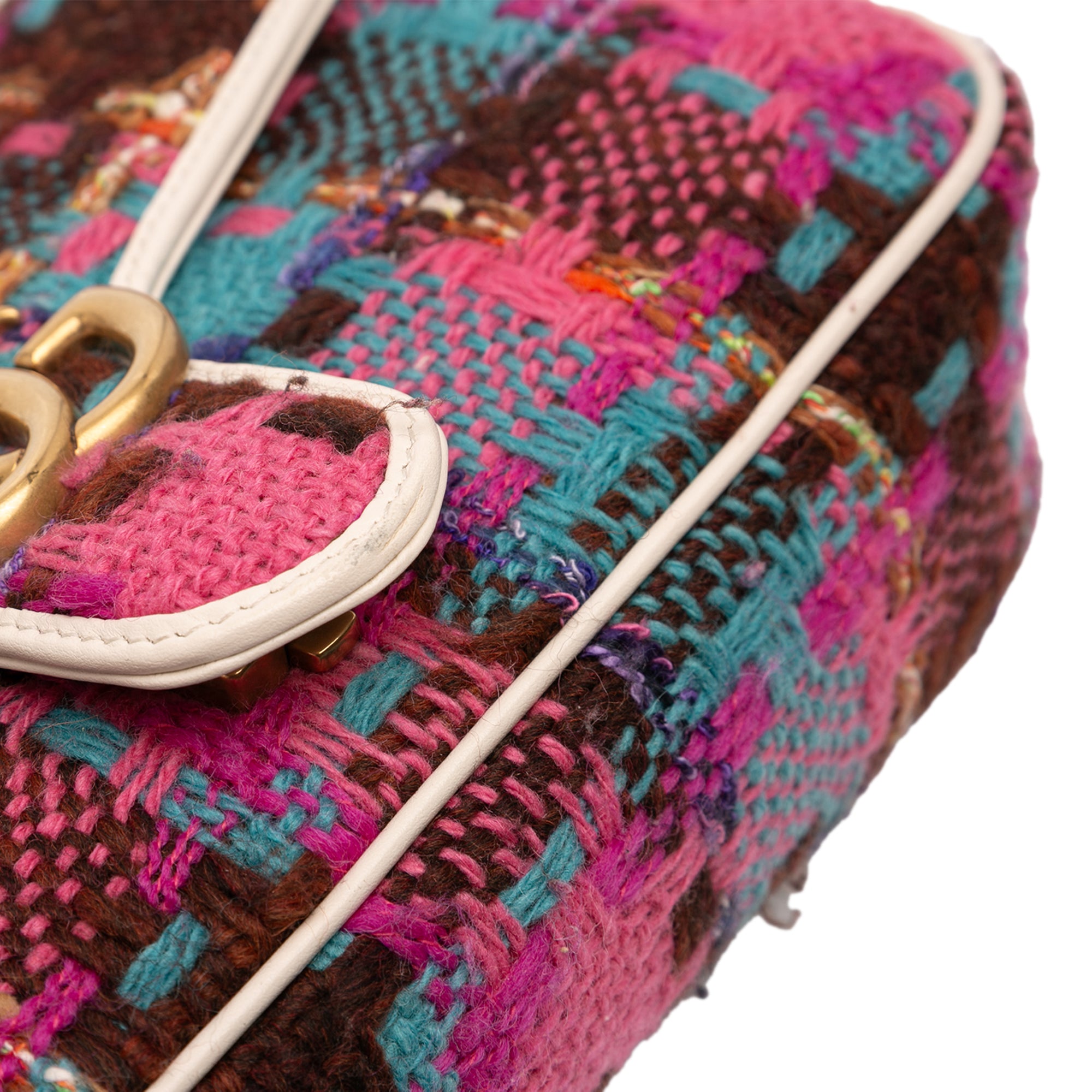 Medium GG Marmont Tweed Shoulder Bag - Image 7