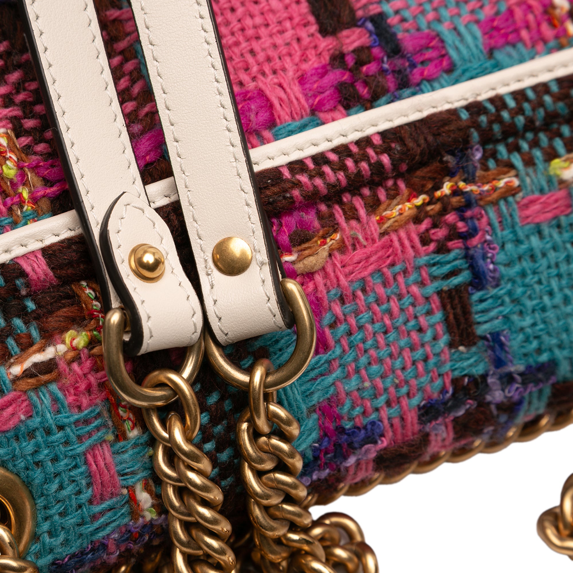 Medium GG Marmont Tweed Shoulder Bag - Image 8