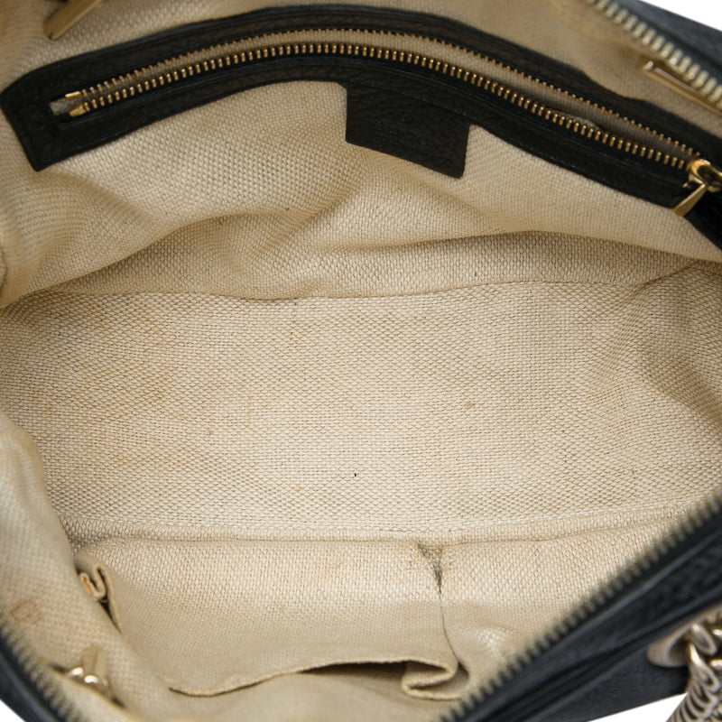 Leather Soho Chain Zip Shoulder Bag - Image 4